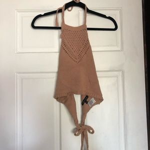 High Neck Halter Top